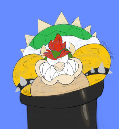 Bowser day doodle